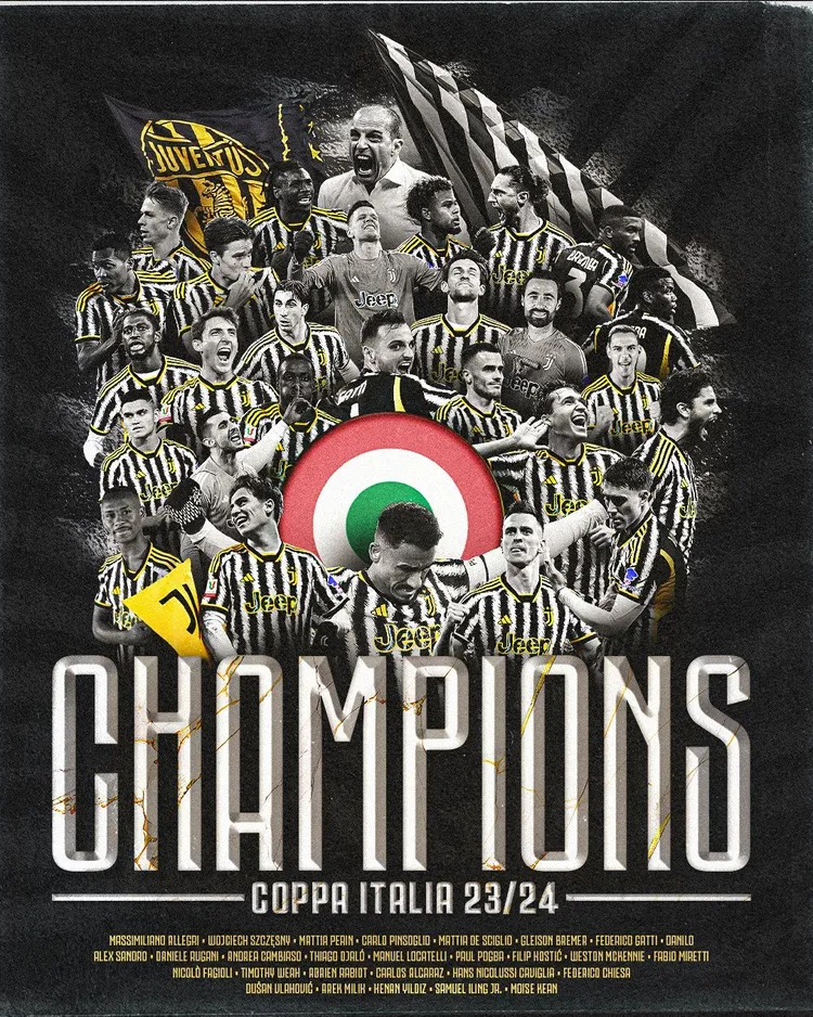 Juventus zdobył Puchar Włoch