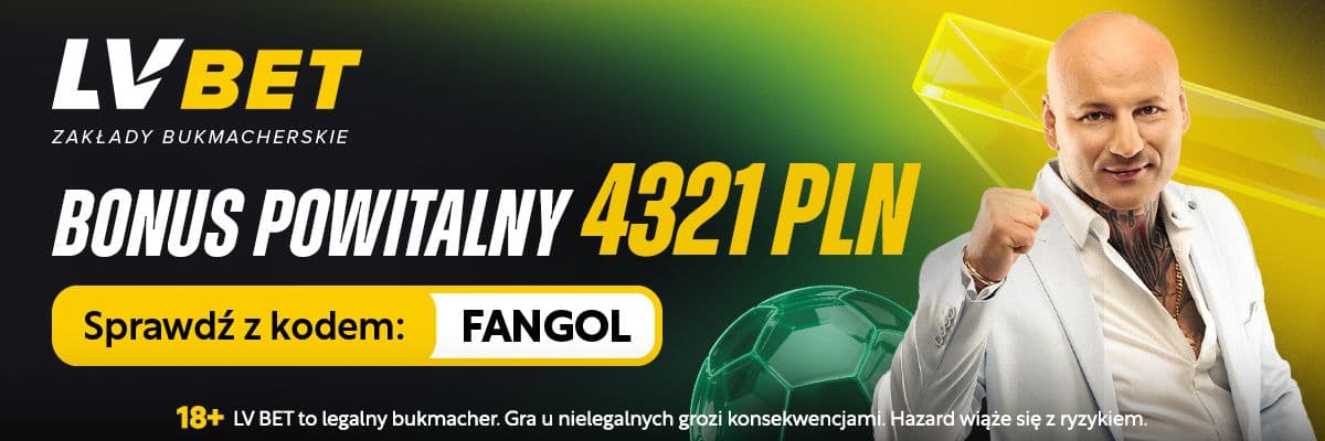 LV BET Bonus powitalny 4321 PLN