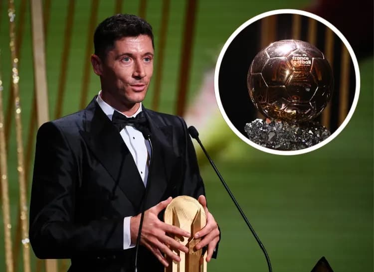 Lewandowski otarł się o Złotą Piłkę w 2021 roku!