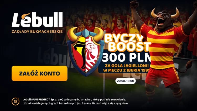Lebull: 300 PLN za gola Jagiellonii w meczu z Iberią 1999