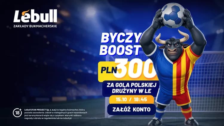 Lebull: 300 PLN za gola polskiej drużyny w Lidze Europy