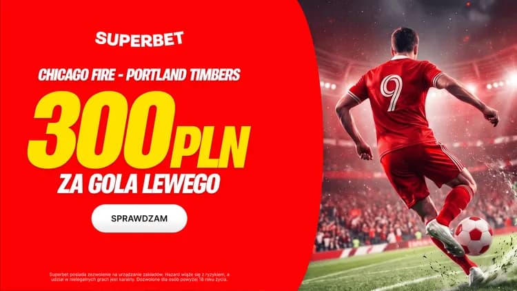 Superbet: 300 PLN za gola Lewandowskiego w meczu z Portland Timbers