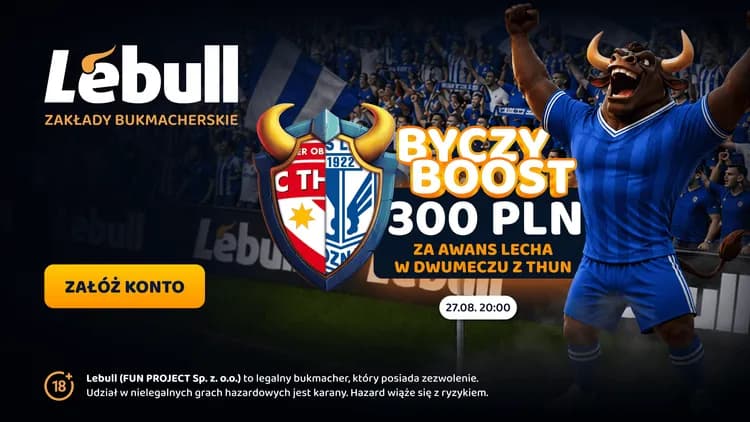 Lebull: 300 PLN za awans Lecha w dwumeczu z Thun