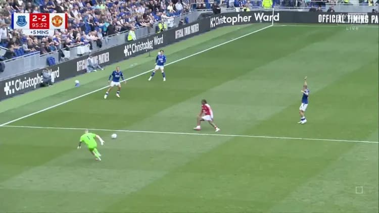 GOL Evertonu z Manchesterem United z innej perspektywy [VIDEO]