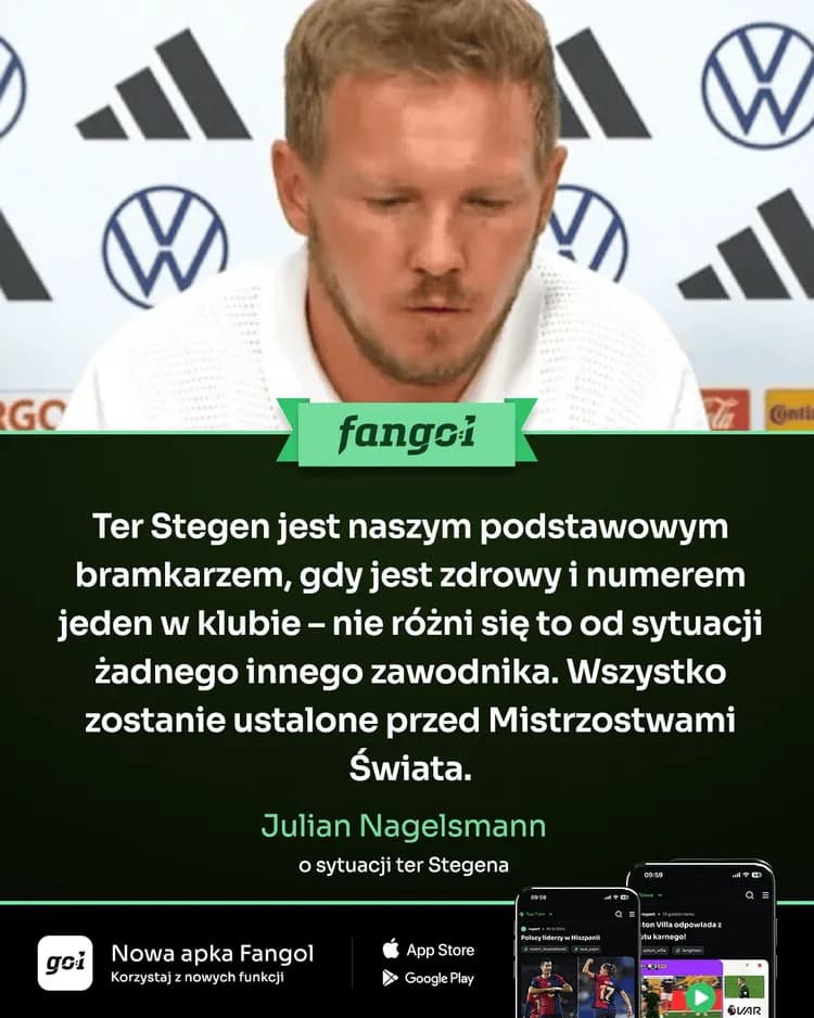 Nagelsmann o sytuacji ter Stegena!