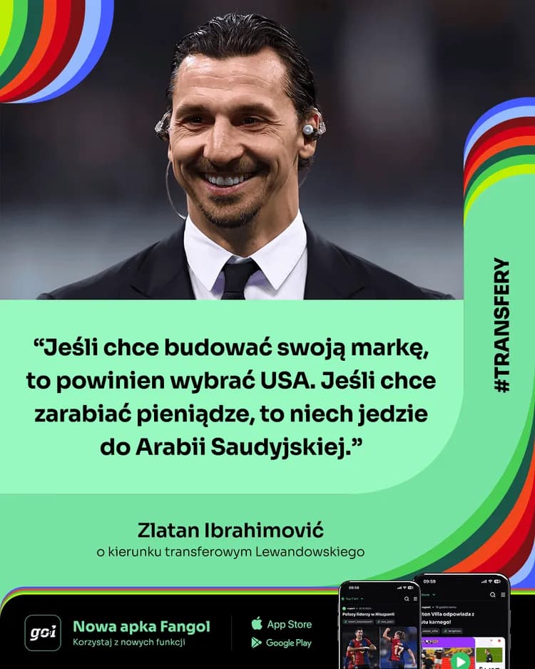Ibrahimović radzi Lewandowskiemu. Wskazał dwa kierunki.