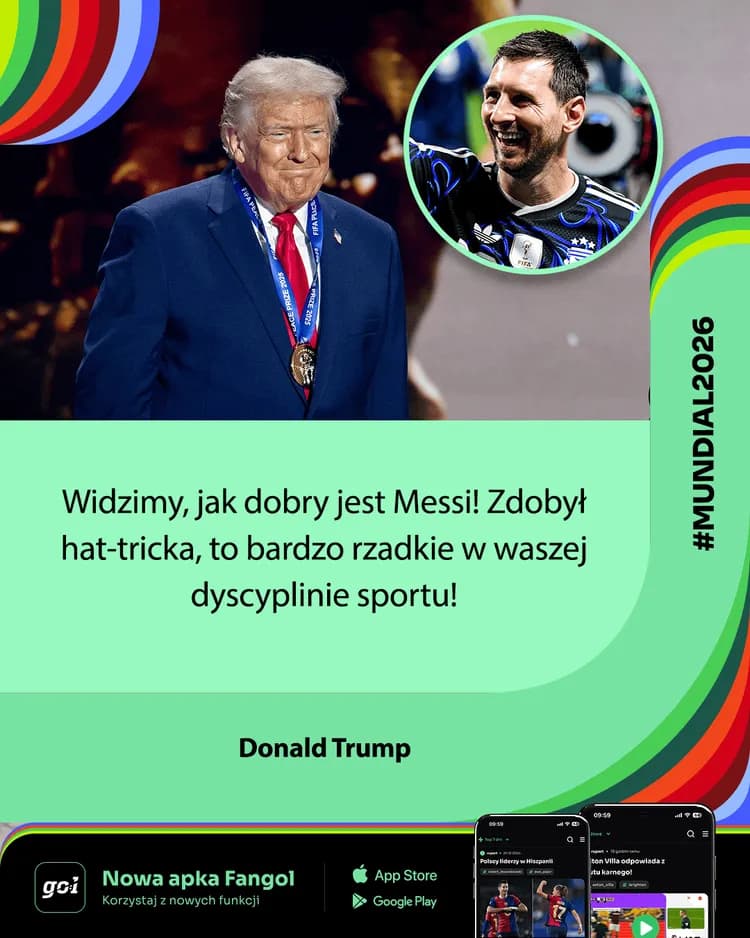 Donald Trump: To bardzo rzadkie w waszej dyscyplinie