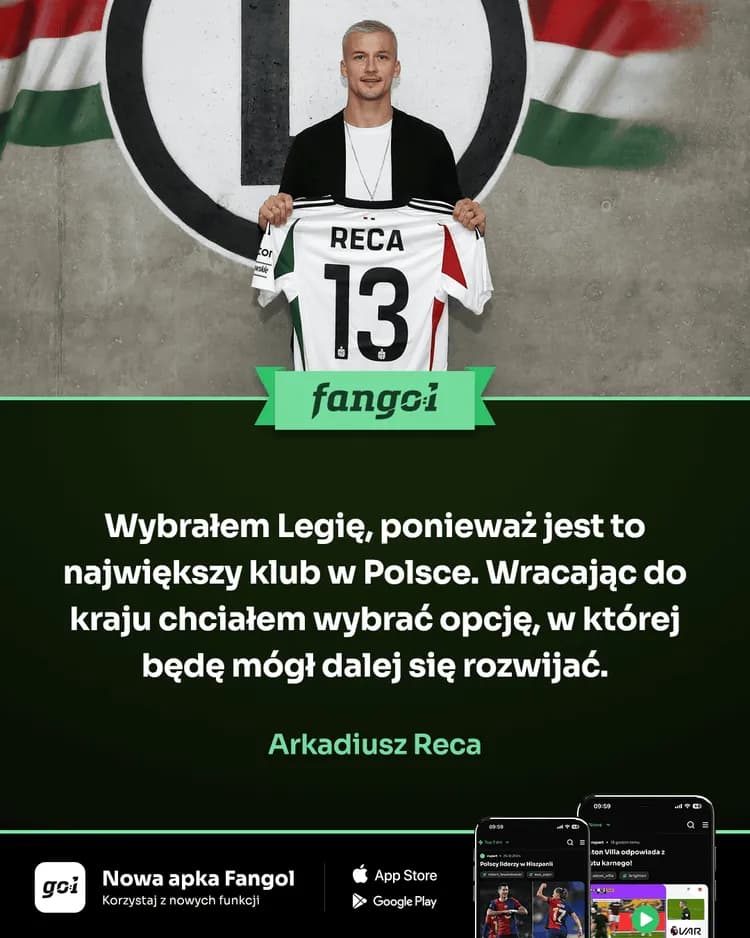 Reca wbija szpileczkę Lechowi Poznań
