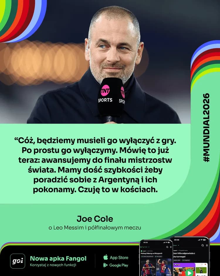 Były gwiazdor Chelsea wierzy, że Anglia zatrzyma Messiego.