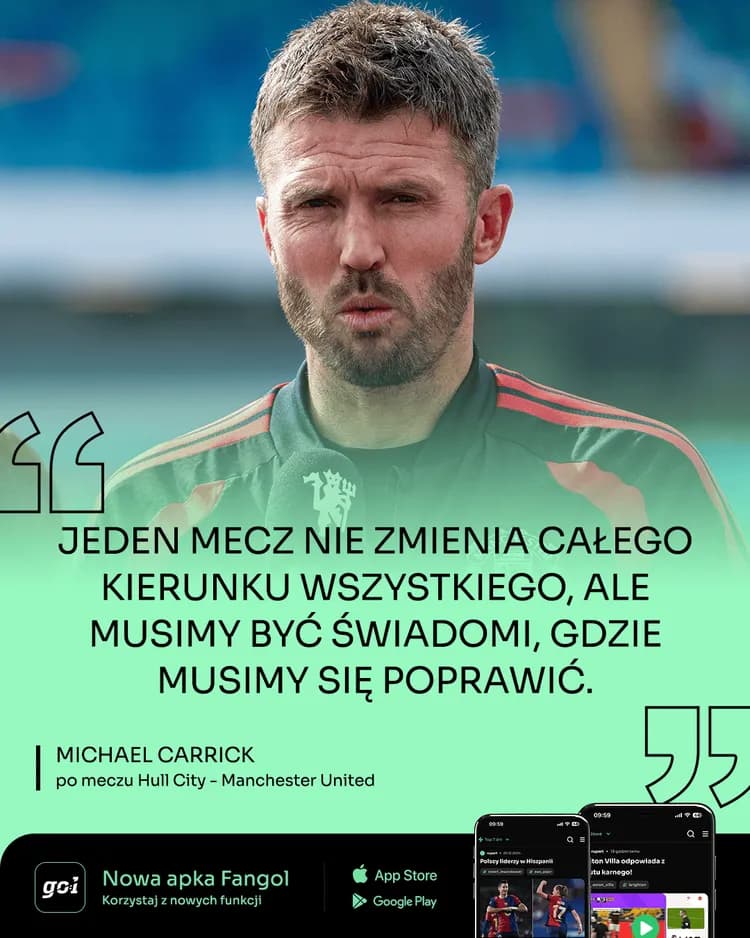 Michael Carrick zabrał głos po PORAŻCE Manchesteru United!