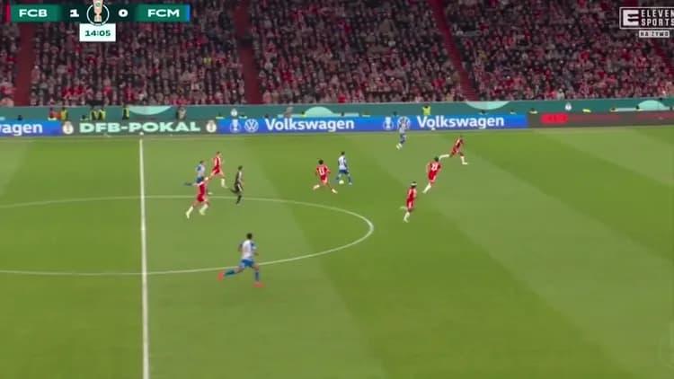Kosmiczna bomba Mateusza Żukowskiego przeciwko Bayernowi‼️ [VIDEO]