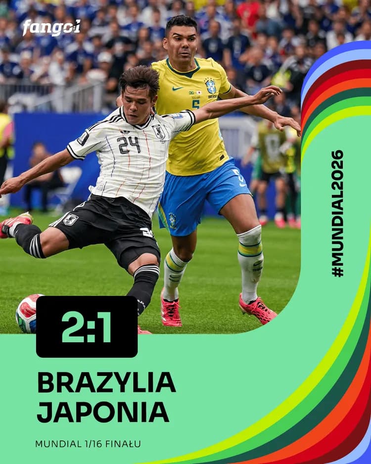 BRAZYLIA W 1/8 FINAŁU ✅