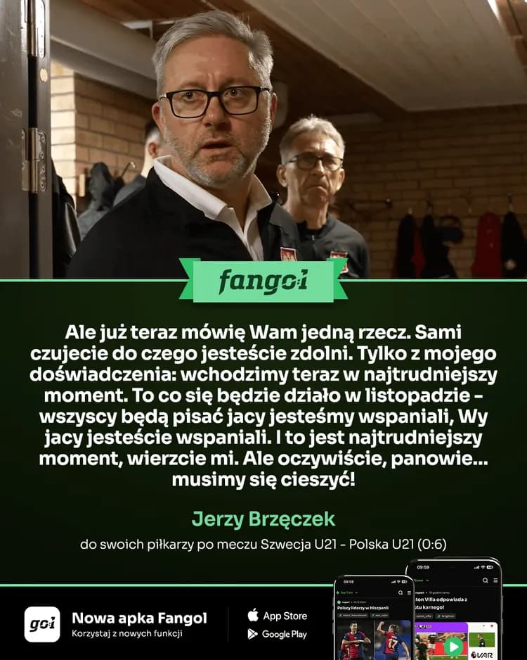 To Jerzy Brzęczek powiedział do swoich piłkarzy po wygranej ze Szwecją!