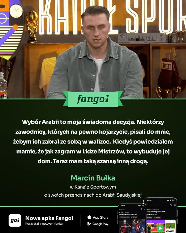 Marcin Bułka wyjaśnił, dlaczego wybrał Arabię Saudyjską