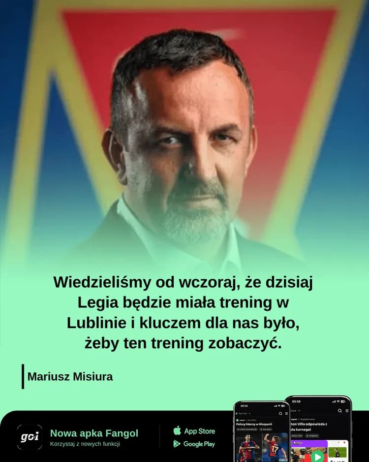 Mariusz Misiura na konferencji prasowej😬