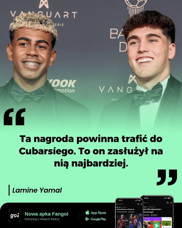 Tak Yamal skomentował nagrodę dla najlepszego młodego zawodnika!
