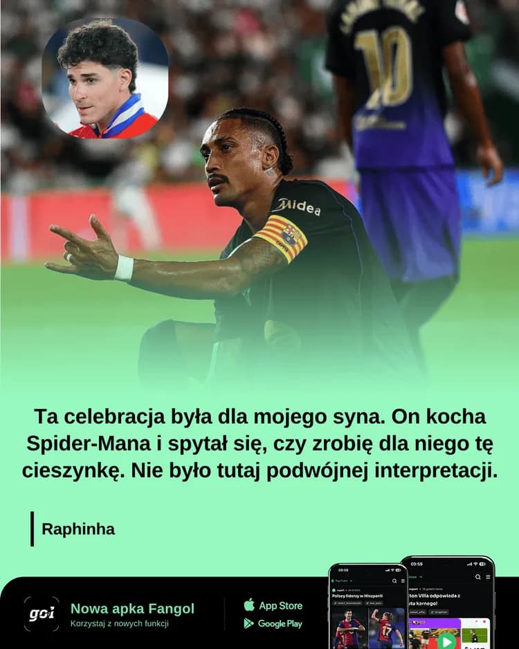 🕷️Raphinha o cieszynce Juliana Alvareza!