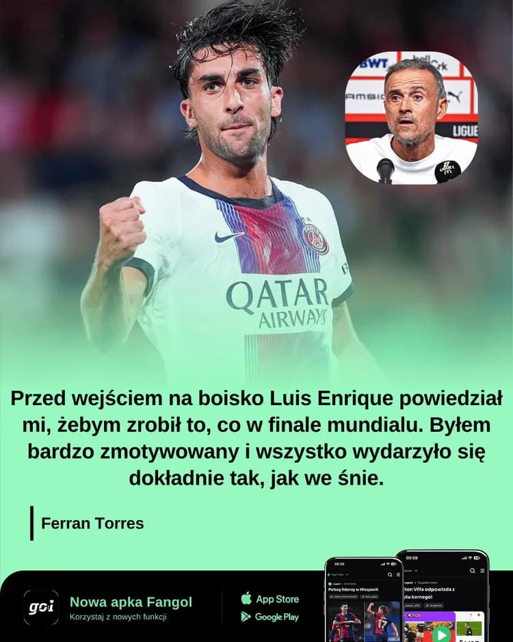 🔥FERRAN zdradził, co powiedział mu Luis Enrique przed debiutem w PSG‼️
