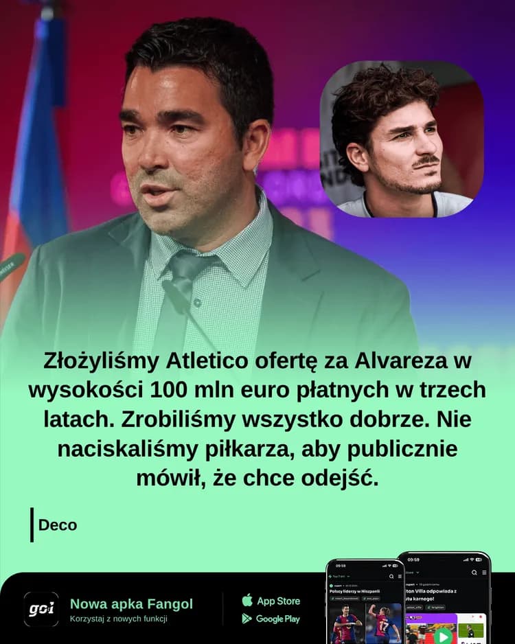 Deco zabrał głos w sprawie Alvareza!