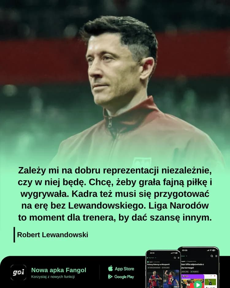 Robert Lewandowski na temat przyszłości reprezentacji Polski!