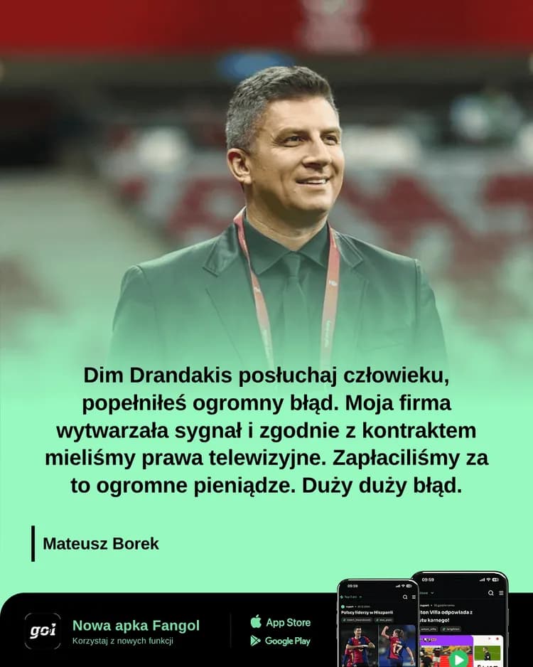Mateusz Borek grzmi!