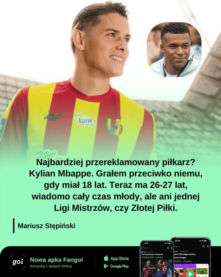 Mariusz Stepiński ostro o Mbappe🔥