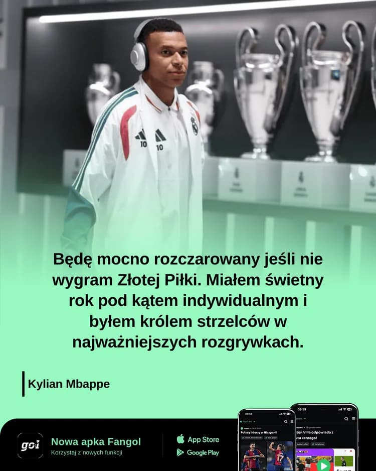 Kylian Mbappe nie widzi innego scenariusza!