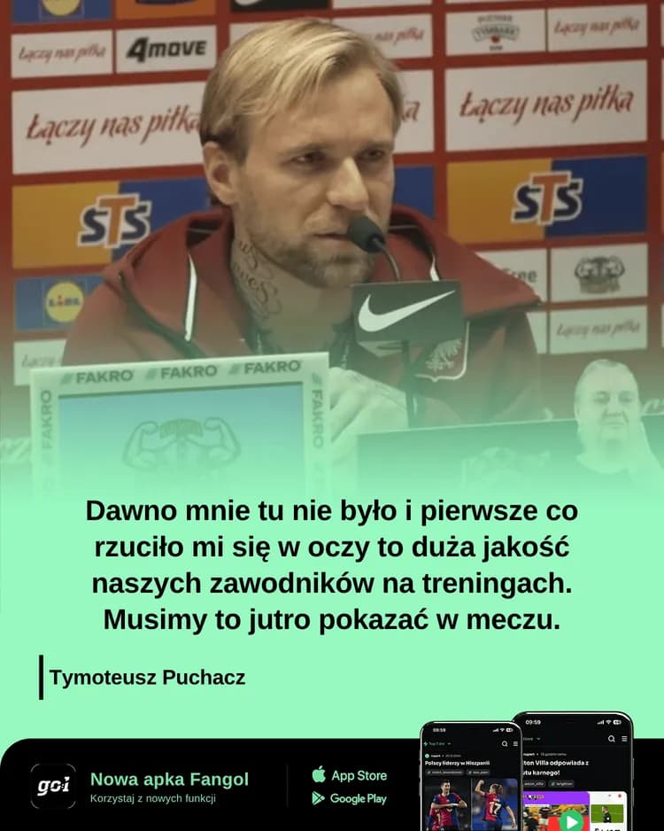 Na treningach dobrze, a w meczach jest jak jest...