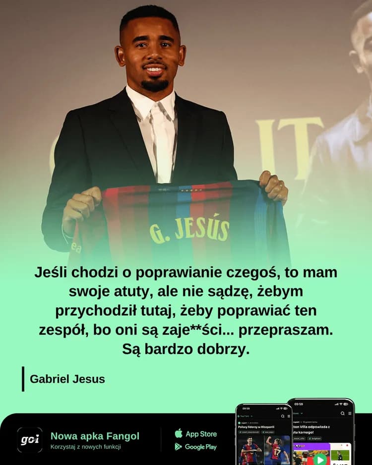 Gabriel Jesus na konferencji prasowej!