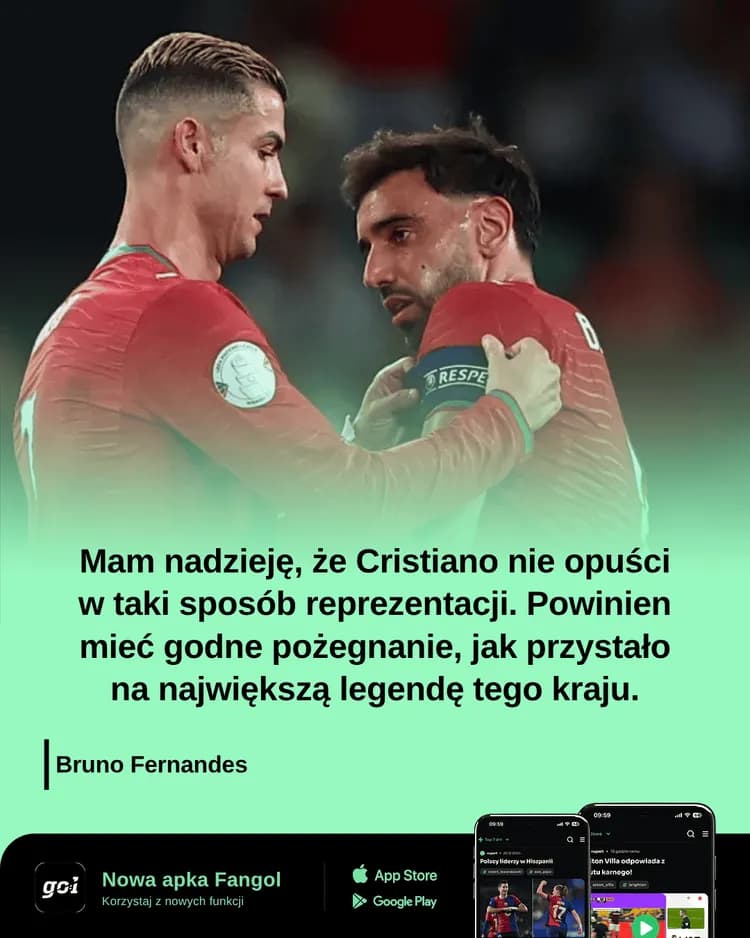 Bruno Fernandes o sytuacji Cristiano Ronaldo!