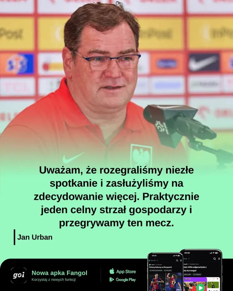 Jan Urban po meczu z Bośnią i Hercegowiną!