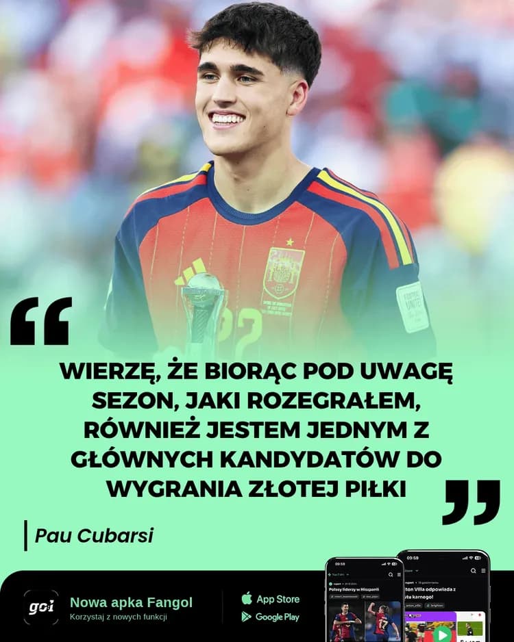 PAU CUBARSI o swojej kandydaturze do wygrania Złotej Piłki