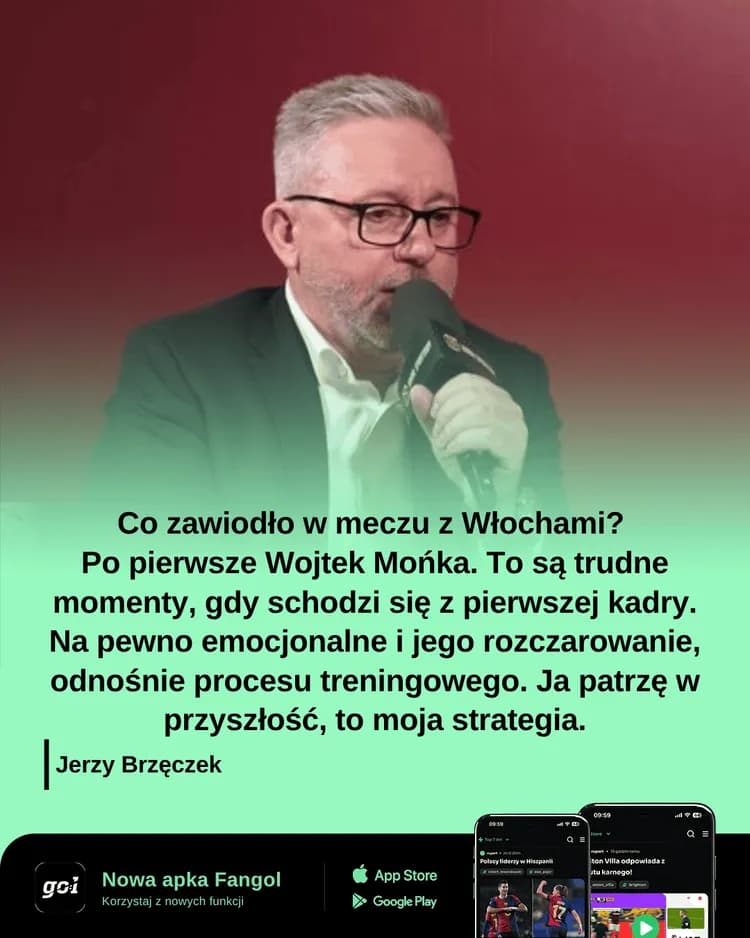 Jerzy Brzęczek o tym, co zawiodło w meczu z Włochami!