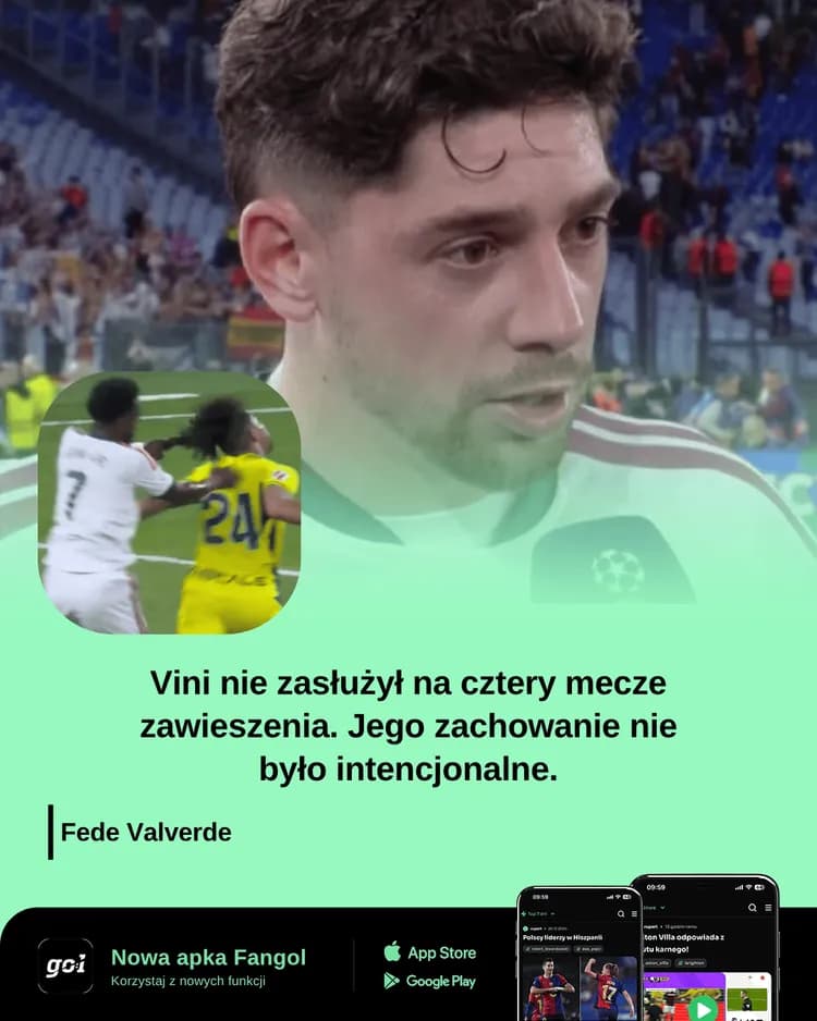 Fede Valverde o karze dla Viniciusa!