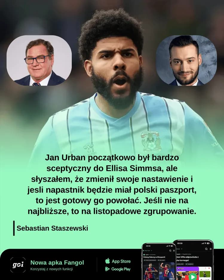 Ellis Simms zostanie powołany?