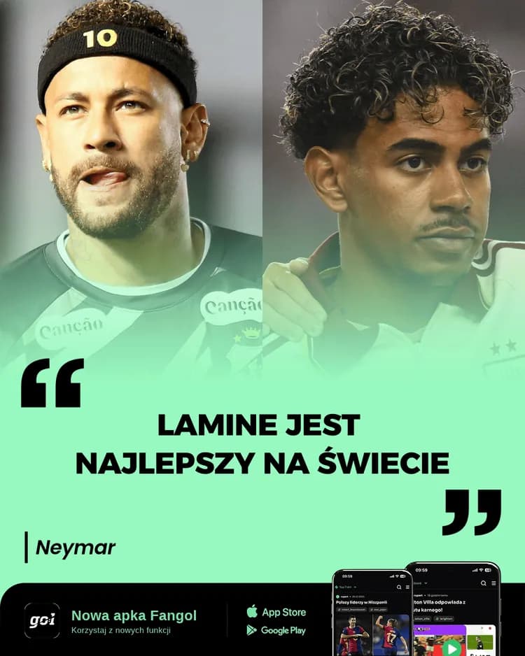 Neymar z laurką dla Yamala!