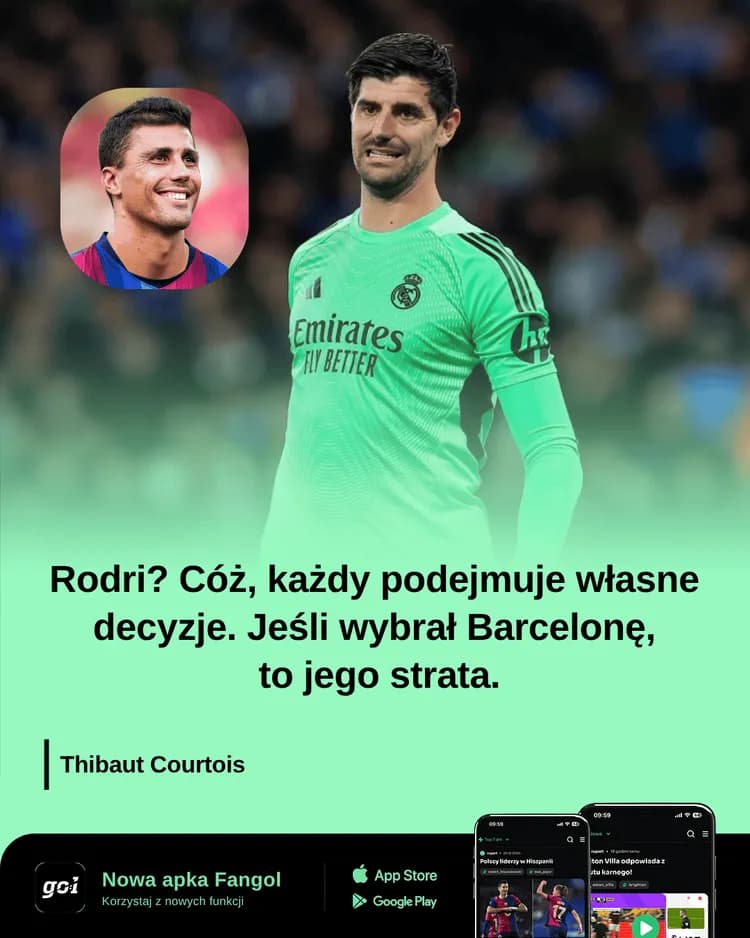 Thibaut Courtois na temat Rodriego🔥