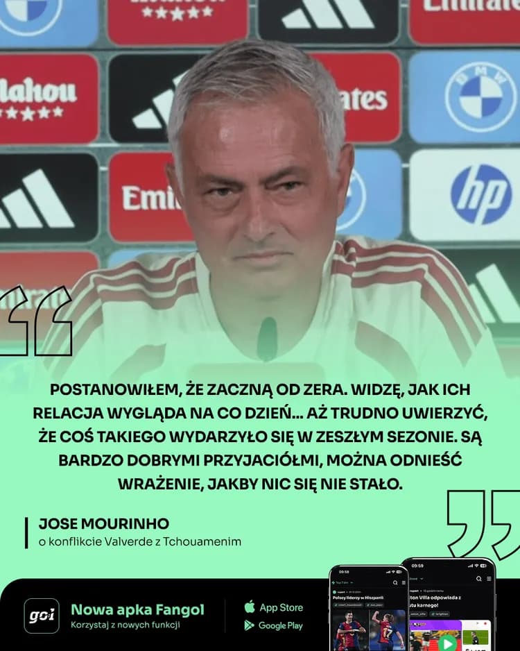 Jose Mourinho odniósł się do KONFLIKU między Valverde a Tchouamenim