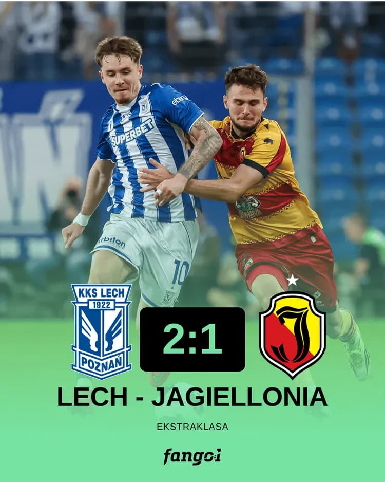 🚨LECH WYGRYWA RZUTEM NA TAŚMĘ