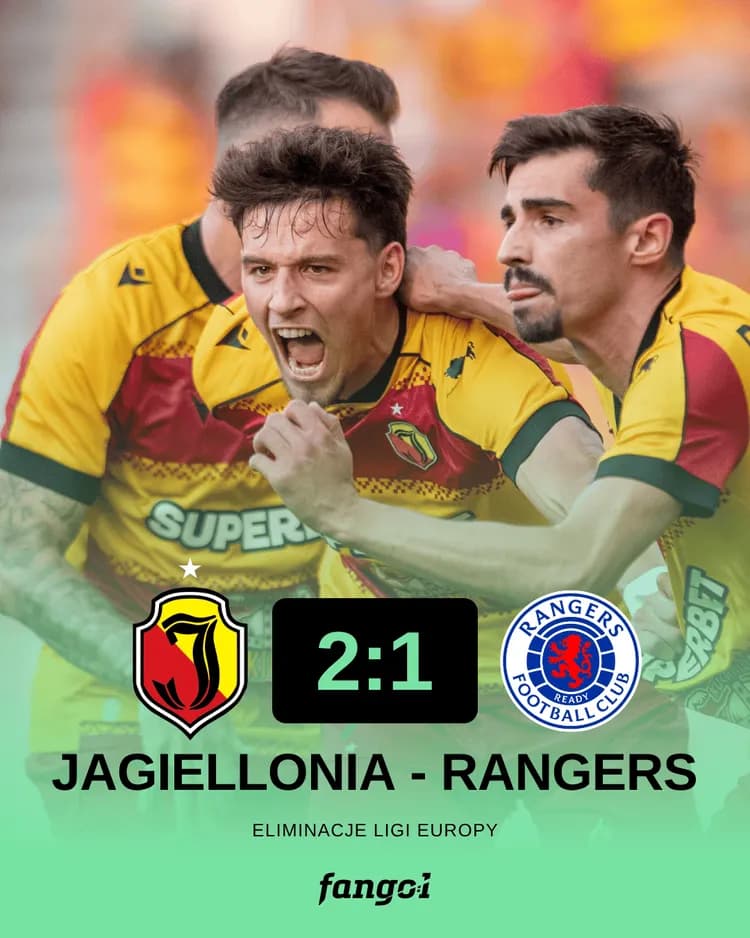JAGIELLONIA pokonuje Rangers FC‼️