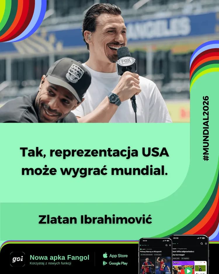Zlatan IBRAHIMOVIĆ dostał pytanie: "Czy USA może wygrać mundial?"
