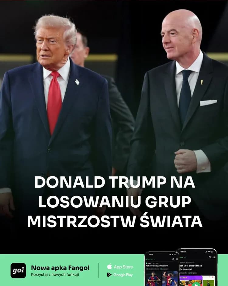 Donald Trump gościem honorowym losowania grup mistrzostw świata!