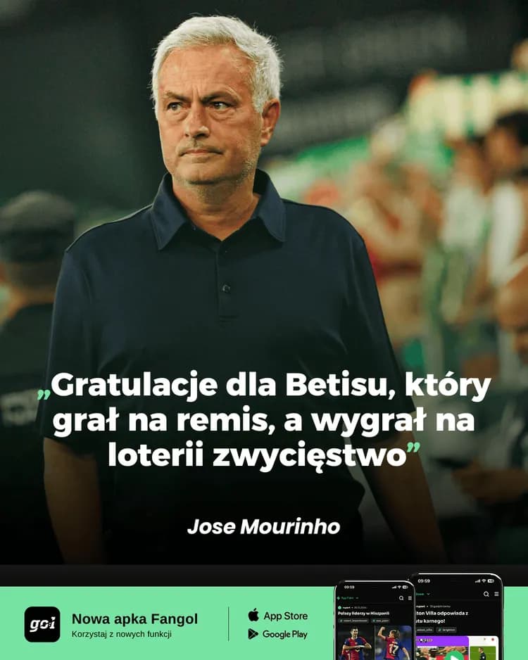 Jose MOURINHO: "Wygrali na loterii"