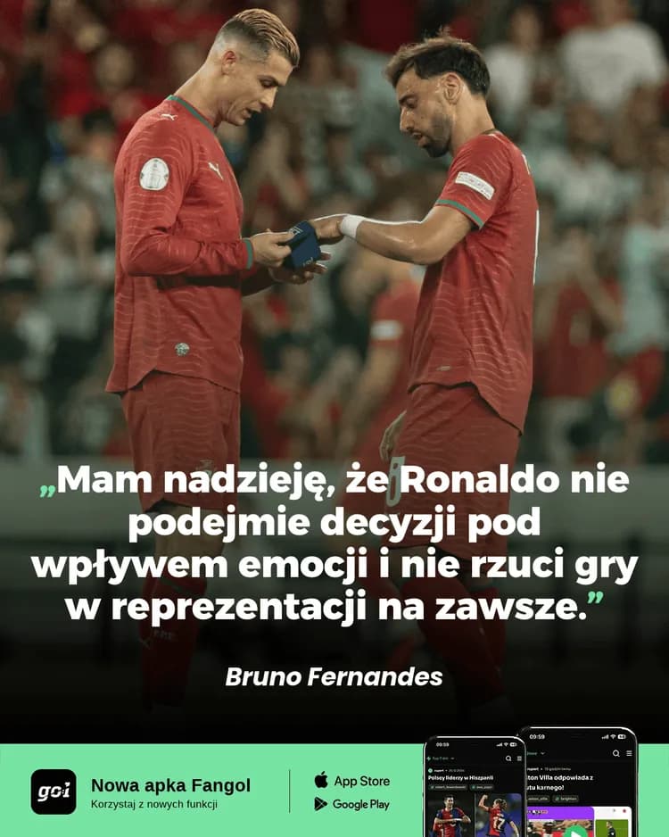 Bruno Fernandes wprost o dalszej grze Ronaldo dla reprezentacji❗