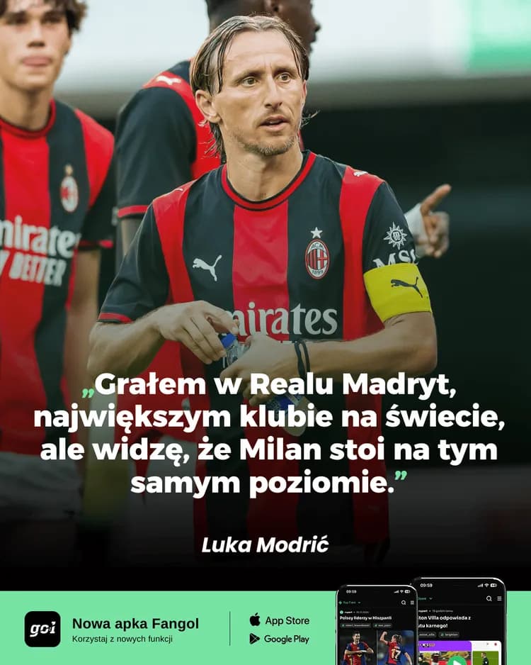 Luka MODRIĆ bez zawahania porównał AC Milan do Realu Madryt 💭