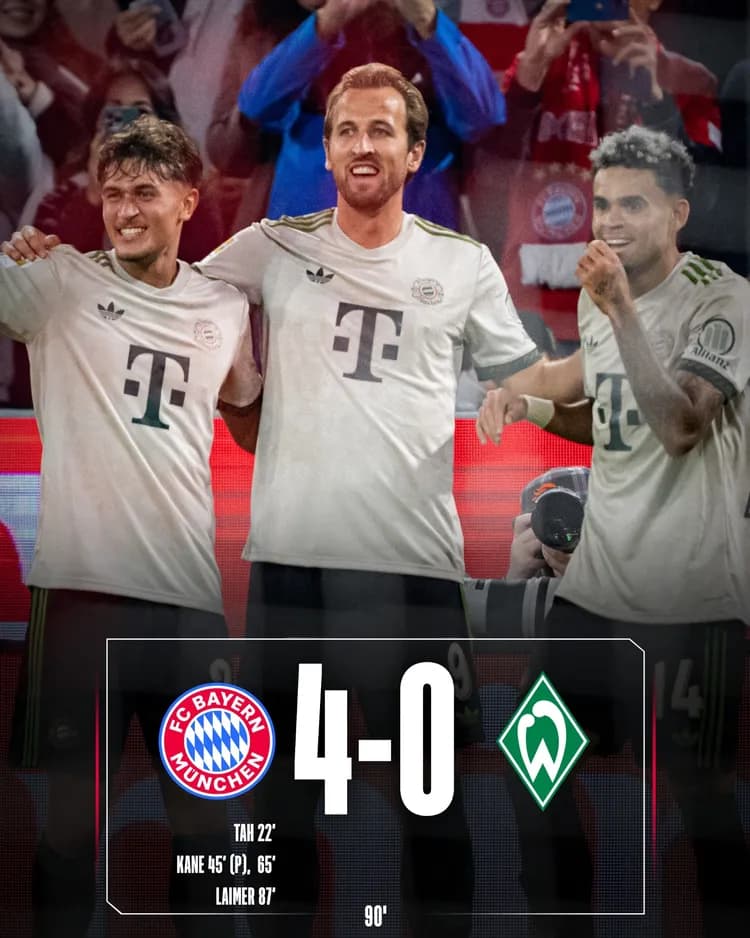 Bayern rozbił Werder!