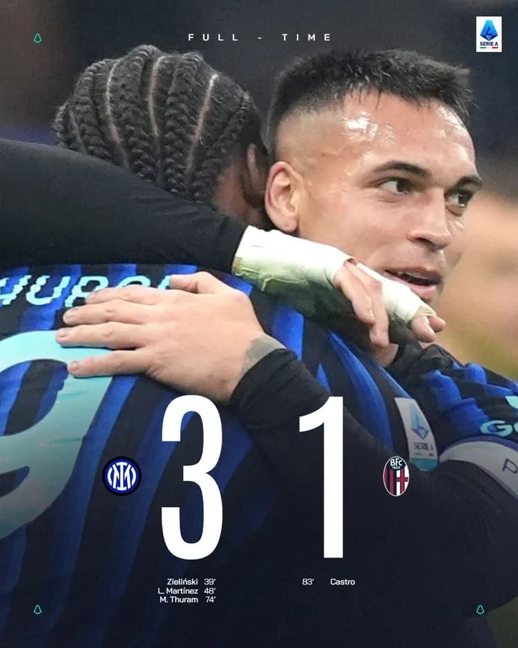 Zwycięstwo, gol Zielińskiego i powrót Interu na fotel lidera Serie A
