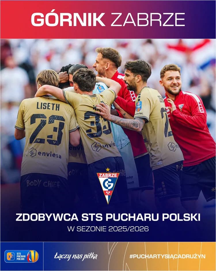 GÓRNIK ZABRZE TRIUMFATOREM PUCHARU POLSKI! 