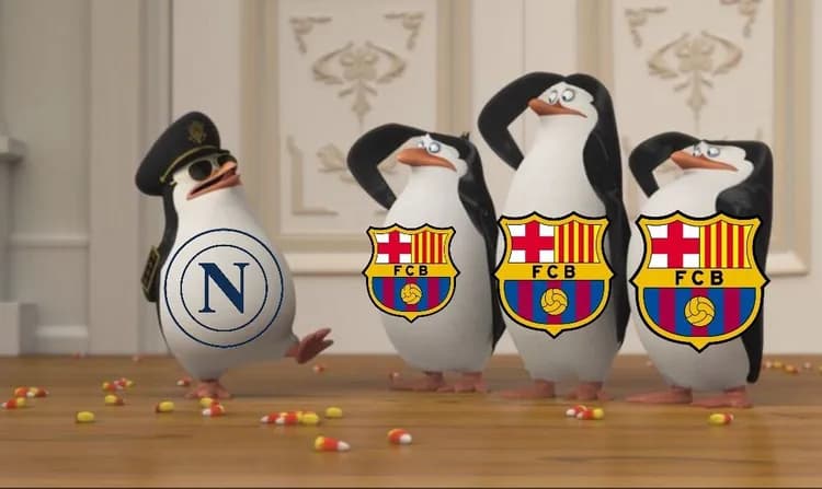 Barcelona po wygraniu ligi przez Napoli!