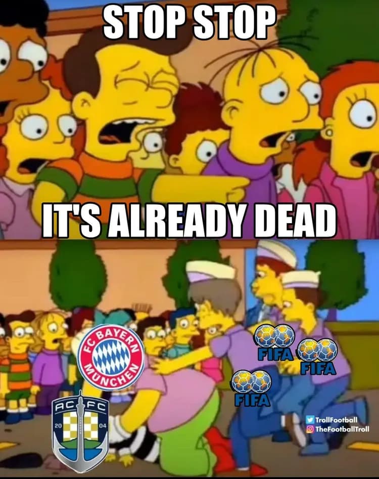 Mecz Bayernu z Auckland na jednym obrazku: